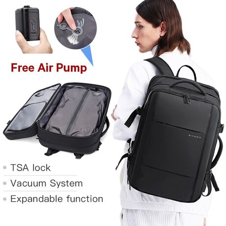 Σακίδιο πλάτης vacuum Tsa Lock 36L Laptop 17,3” Bange 3028 μαύρο