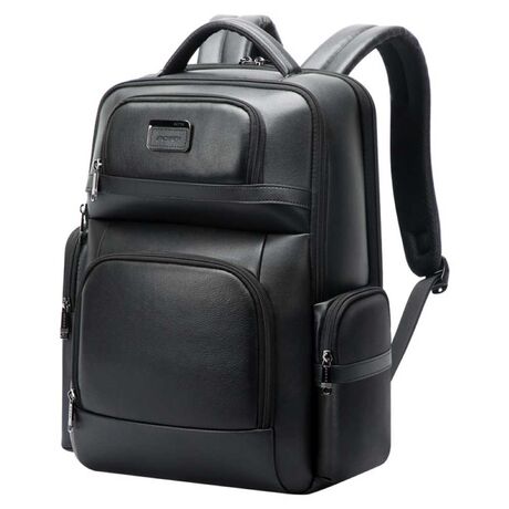 Δερμάτινο Σακίδιο 20L Laptop 15,6” Bopai 61-131601 μαύρο