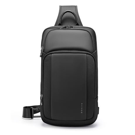 Τσαντάκι ώμου χιαστί crossbody Bange 7795 μαύρο