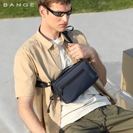 Τσαντάκι ώμου crossbody Bange 8089-1 μπλε