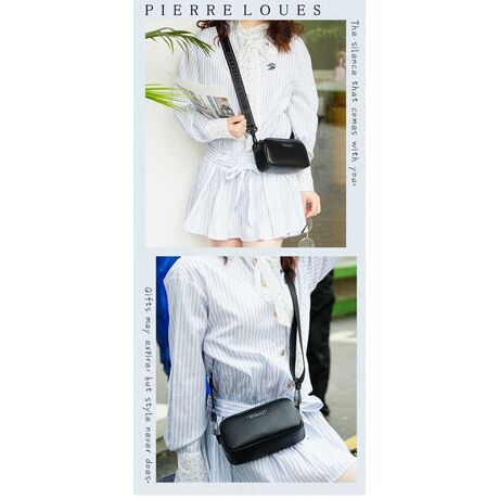 Γυναικεία Τσάντα Χιαστί Pierre Loues 827-92 μαύρο