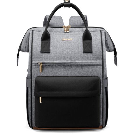 Γυναικείο Σακίδιο με USB Lovevook 15,6'' MB2146 gray/black