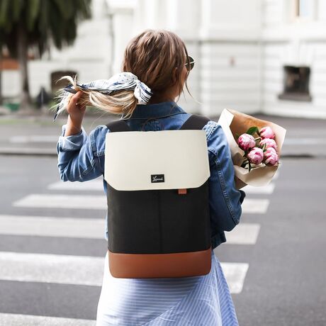 Γυναικείο Σακίδιο Φορητού Υπολογιστή Lovevook 15,6'' MB2187 black/beige
