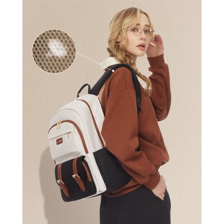 Γυναικείο Σακίδιο Για Laptop Lovevook 15,6'' MB3158 beige/black