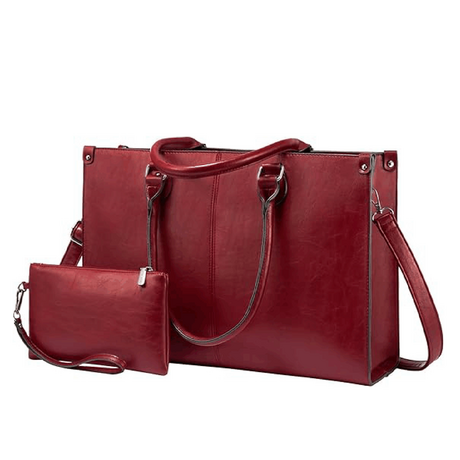 Γυναικείο σετ τσάντας ώμου/χειρος φορητού υπολογιστή Lovevook 15,6'' WB2035 red