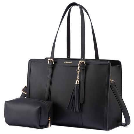 Γυναικείο σετ τσάντας ώμου/χειρός φορητού υπολογιστή Lovevook 15,6'' WB2038 black