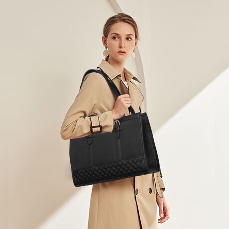 Γυναικείο σετ τσάντας ώμου/χειρός φορητού υπολογιστή Lovevook 15,6'' WB3013 black