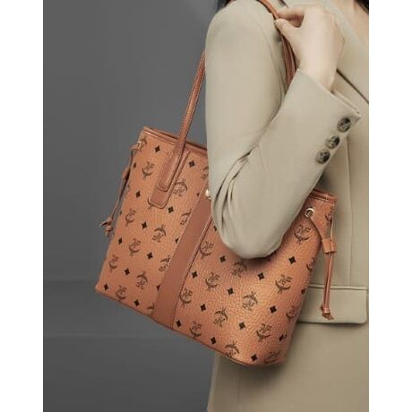 Γυναικεία Τσάντα PVC Χειρός Foxer 9158130F καφέ