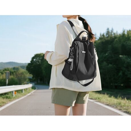 Γυναικείο Σακίδιο Πλάτης 2 σε 1 Foxer 901V008F μαύρο