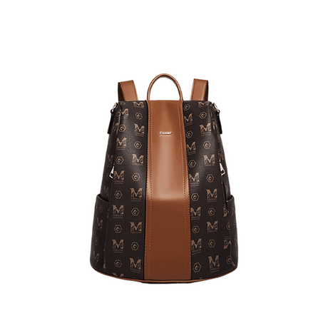 Γυναικείο Σακίδιο Πλάτης Αντικλεπτικό Foxer 9158183F καφέ