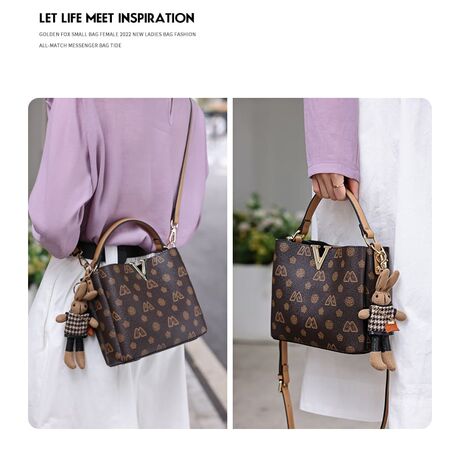 Γυναικεία Τσάντα PVC Χιαστί/Χειρός Foxer 9140150F καφέ