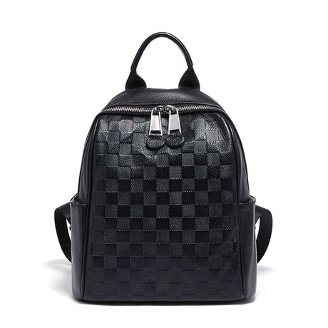 Δερμάτινo Γυναικείo Σακίδιο Πλάτης Foxer SF900116YF μαύρο