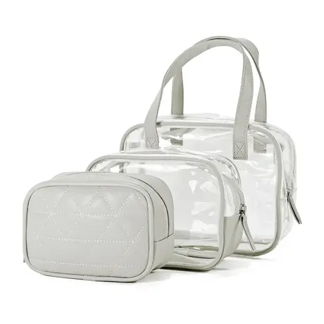 Νεσεσέρ Σετ 3 τεμαχίων BENZI Ασημί BZ5858