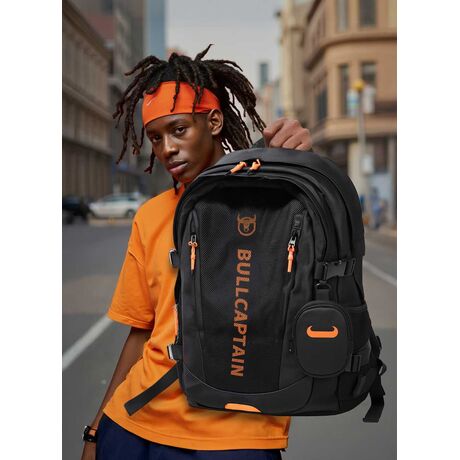 Σακίδιο Πλάτης Bull Captain SJB6061 μαύρο