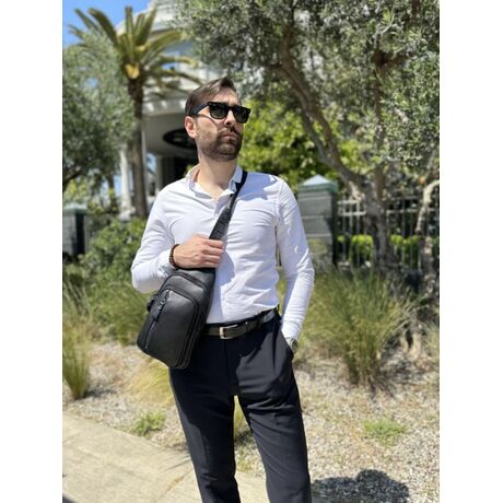 Δερμάτινο τσαντάκι body Bull Captain XB 100 μαύρο