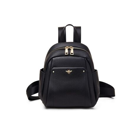 Δερμάτινo Γυναικείo Σακίδιο Πλάτης Laorentou 900412L μαύρο