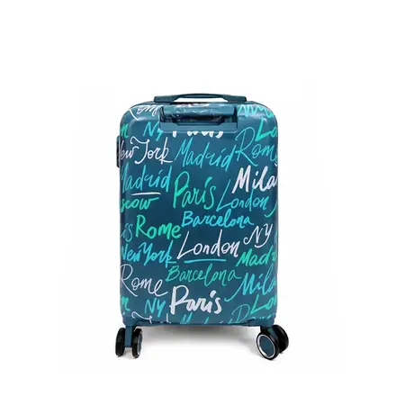 Βαλίτσα Καμπίνας Με Προέκταση Benzi (55x35x20-23cm) Μπλε/Πράσινο BZ5849