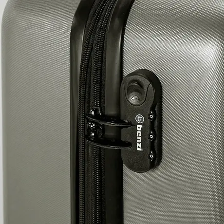 Βαλίτσα Καμπίνας Με Προέκταση BENZI (55x39x20-24cm) Γκρι BZ5739