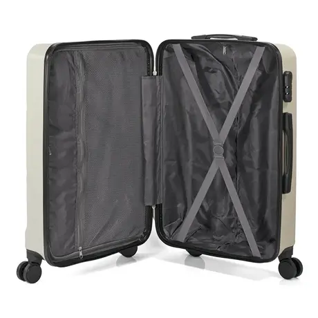 Βαλίτσα Καμπίνας Με Προέκταση BENZI (55x39x20-24cm) Μπεζ BZ5739