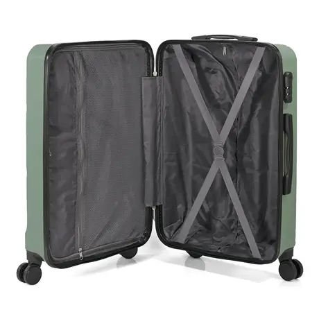 Βαλίτσα Καμπίνας Με Προέκταση BENZI (55x39x20-24cm) Χακί BZ5739