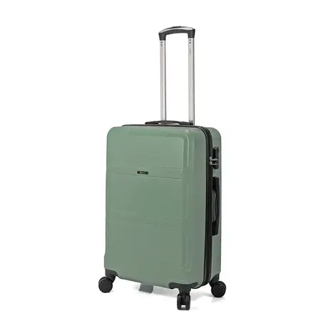 Βαλίτσα Καμπίνας Με Προέκταση BENZI (55x39x20-24cm) Χακί BZ5739