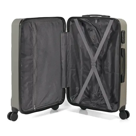 Βαλίτσα Καμπίνας Με Προέκταση BENZI (55x39x20-24cm) Γκρι BZ5739