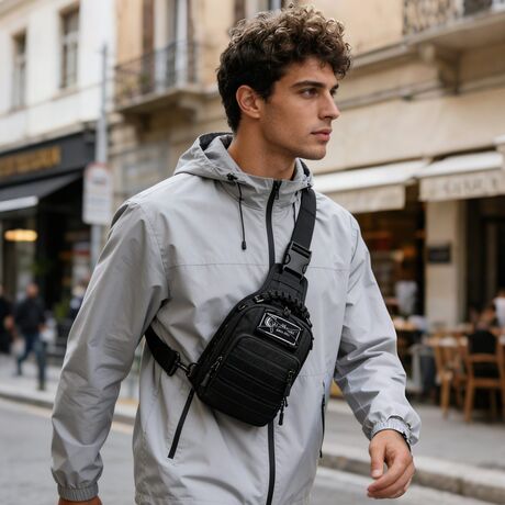 Στρατιωτική Τσάντα Στήθους Tactical Cardinal MT4070 μαύρο