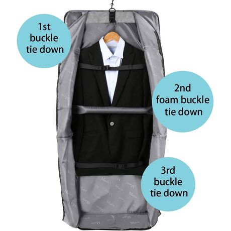 Υφασμάτινη Τσάντα ενδυμάτων κοστουμιού Matein 43L 1176 γκρί