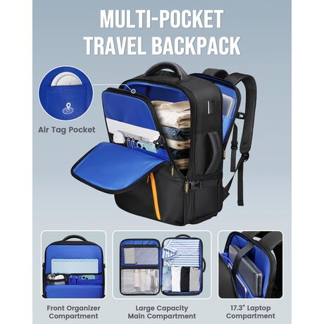 Σακίδιο Πλάτης Καμπίνας 45L 17,3” Matein 1746 μαύρο