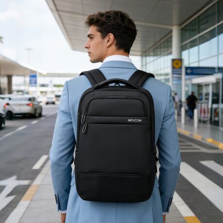 Επαγγελματικό σακίδιο 15,6” NewCom Ν1448445001 μαύρο