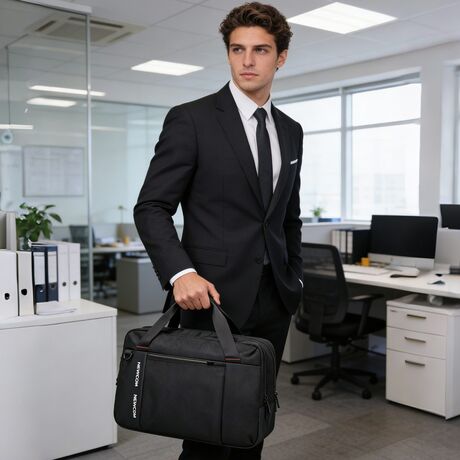 Επαγγελματικός χαρτοφύλακας15,6”NewCom Ν1705543001 μαύρο