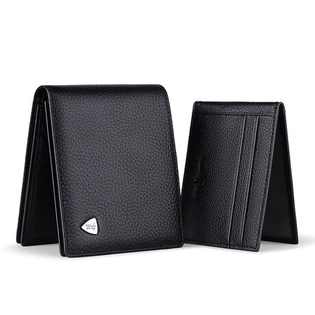 Δερμάτινο Ανδρικό πορτοφόλι William Polo 213 black
