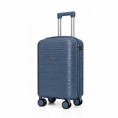 Βαλίτσα Καμπίνας Με Προέκταση AMBER AM1020 (55x35x22-27 cm) Μπλε