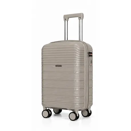 Βαλίτσα Καμπίνας Με Προέκταση AMBER AM1020 (55x35x22-27 cm) Μπεζ