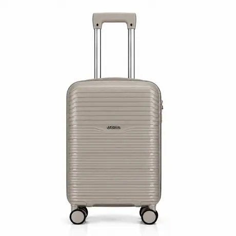 Βαλίτσα Καμπίνας Με Προέκταση AMBER AM1020 (55x35x22-27 cm) Μπεζ